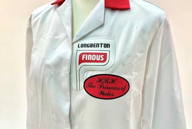 Coat worn by Princess Diana to open Findus factory on Tyneside up for auction